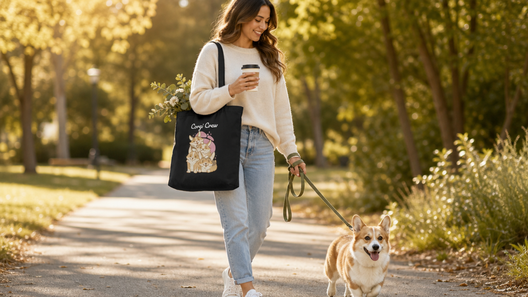The Tote Bag: Your Everyday Essential for Dog Walks & Coffee Runs