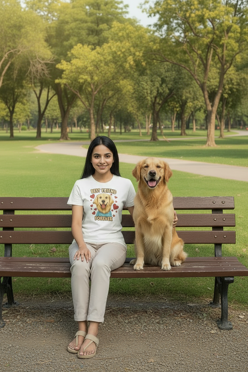 Best Friend Forever - Golden Retriever T-Shirt