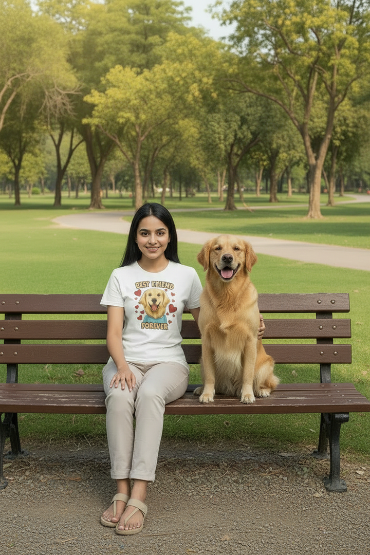 Best Friend Forever - Golden Retriever T-Shirt