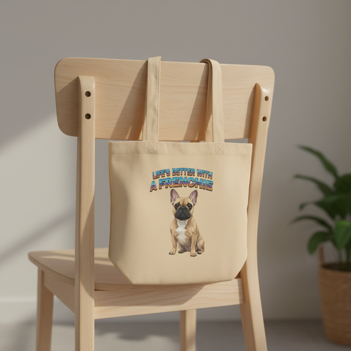Frenchie Approved Small Tote Bag
