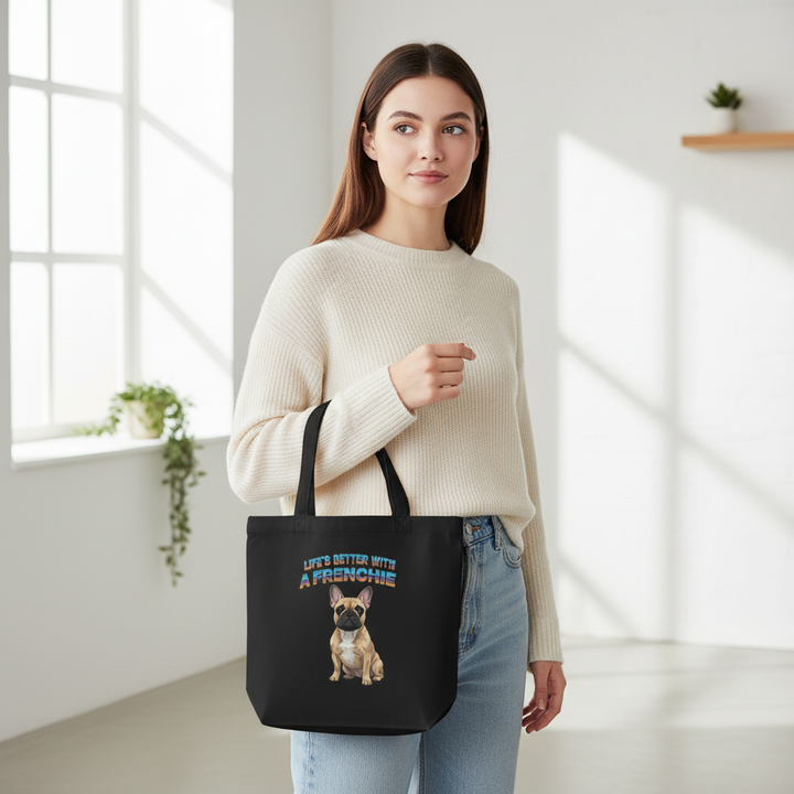 Frenchie Approved Small Tote Bag