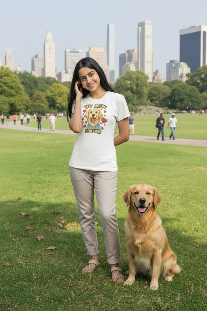 Best Friend Forever - Golden Retriever T-Shirt