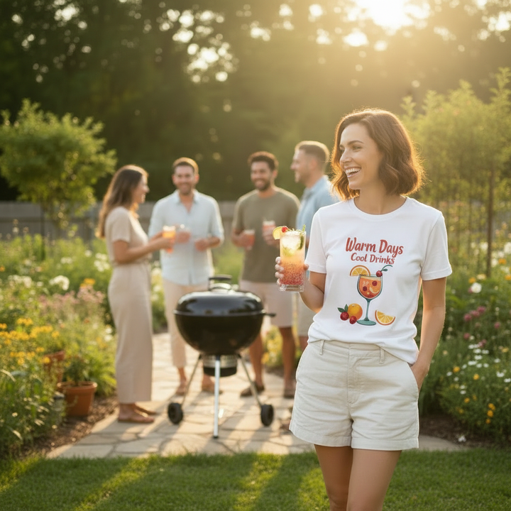 Warm Days Cool Drinks T-Shirt