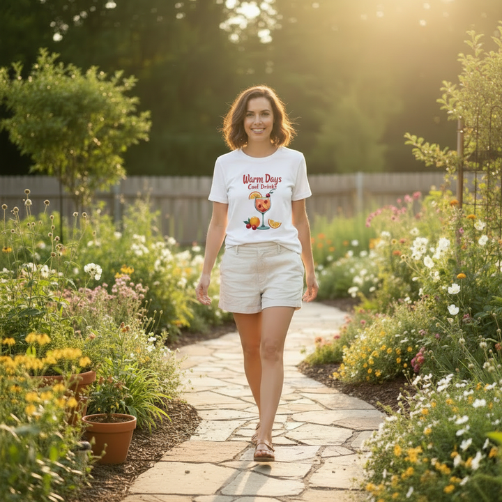 Warm Days Cool Drinks T-Shirt