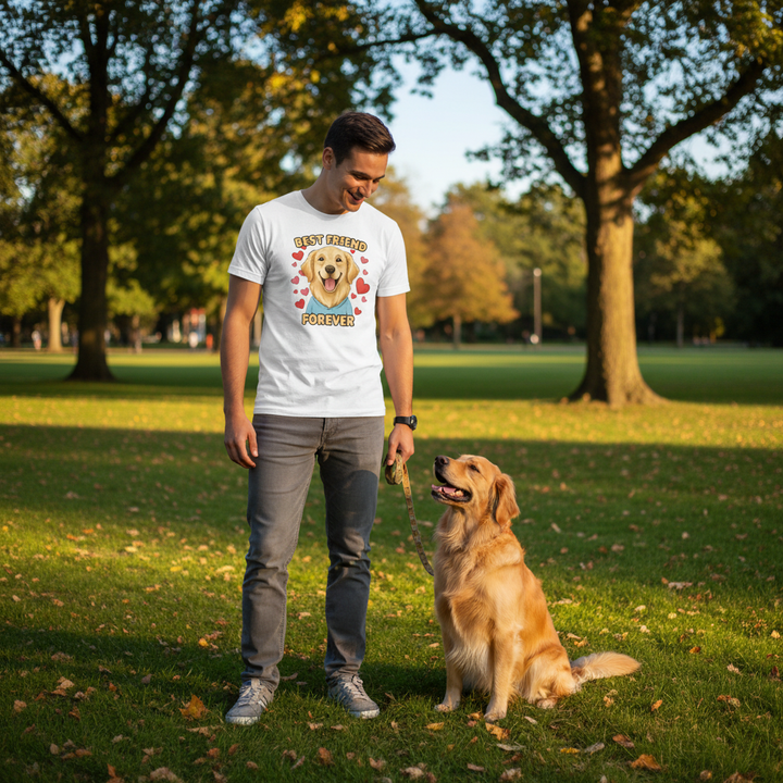 Best Friend Forever - Golden Retriever T-Shirt