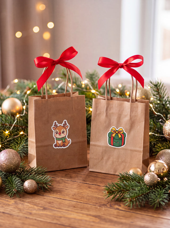 Christmas Sticker Sheet | Festive Stationery Gift
