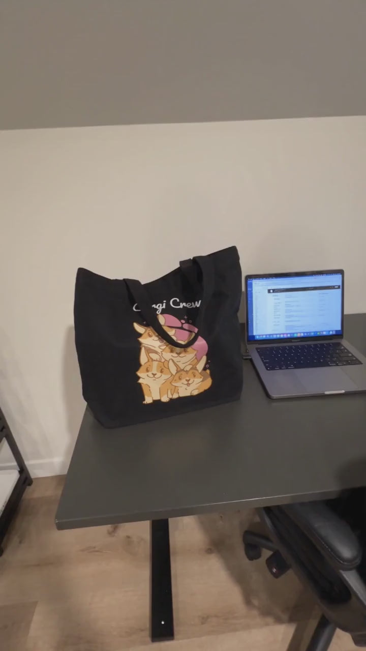 Corgi Crew Small Tote Bag | Gift for Dog Lovers