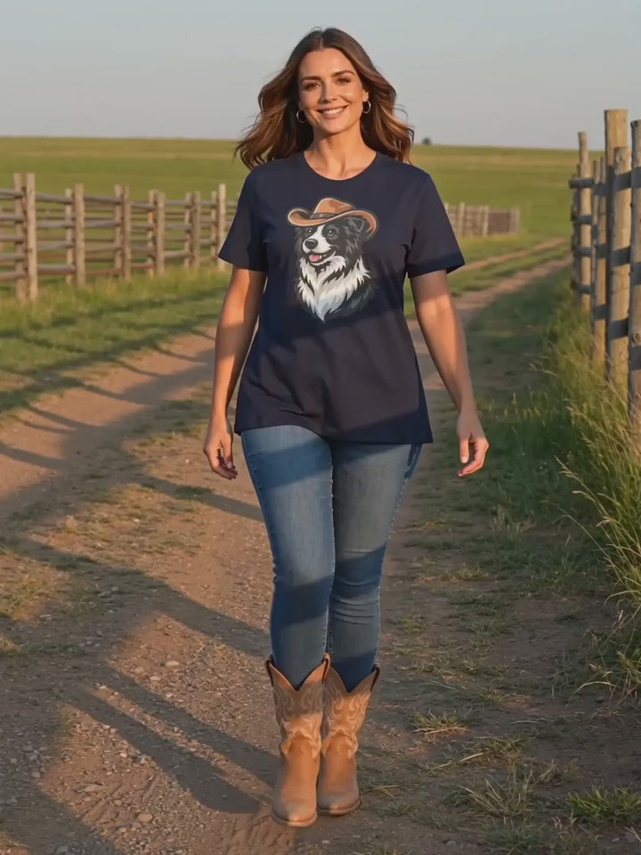 Cowboy Pup T-Shirt | Cute Dog Lover Gift