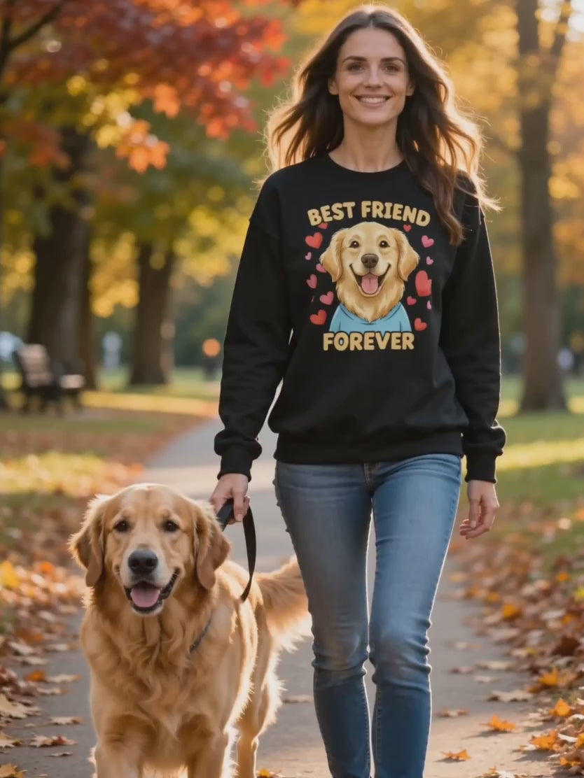 Best Friend Forever Sweatshirt | Dog Lover Gift
