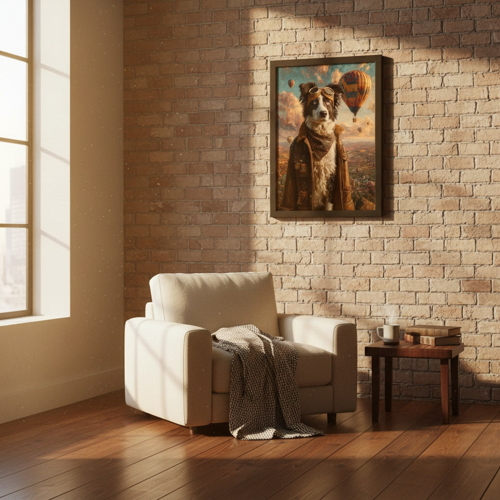 The Portrait Gallery – Border Collie Wall Art Print