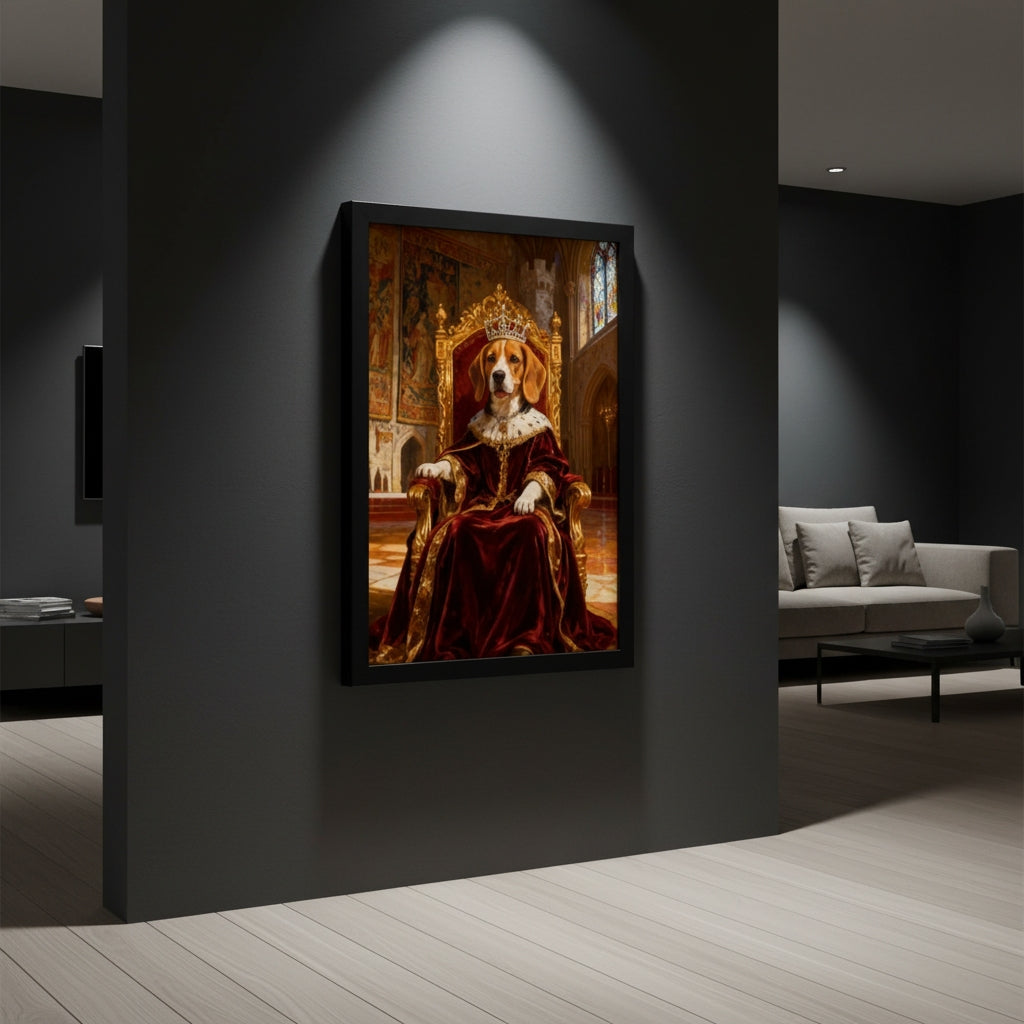 The Portrait Gallery - Royal Beagle Wall Art Print