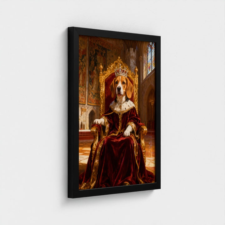 The Portrait Gallery - Royal Beagle Wall Art Print