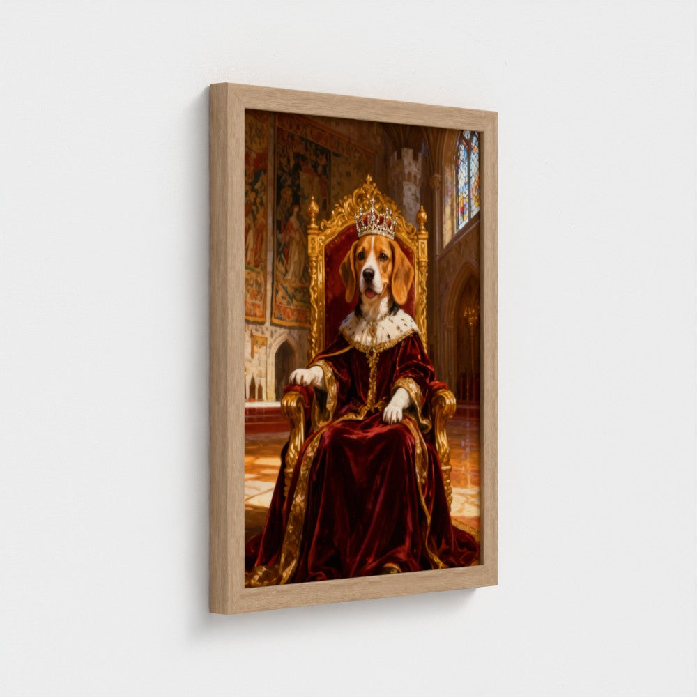 The Portrait Gallery - Royal Beagle Wall Art Print