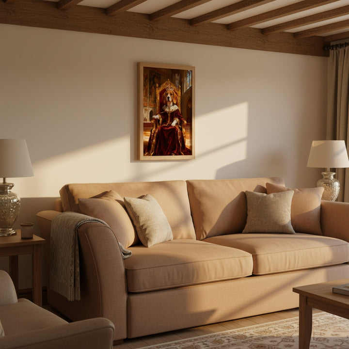 The Portrait Gallery - Royal Beagle Wall Art Print