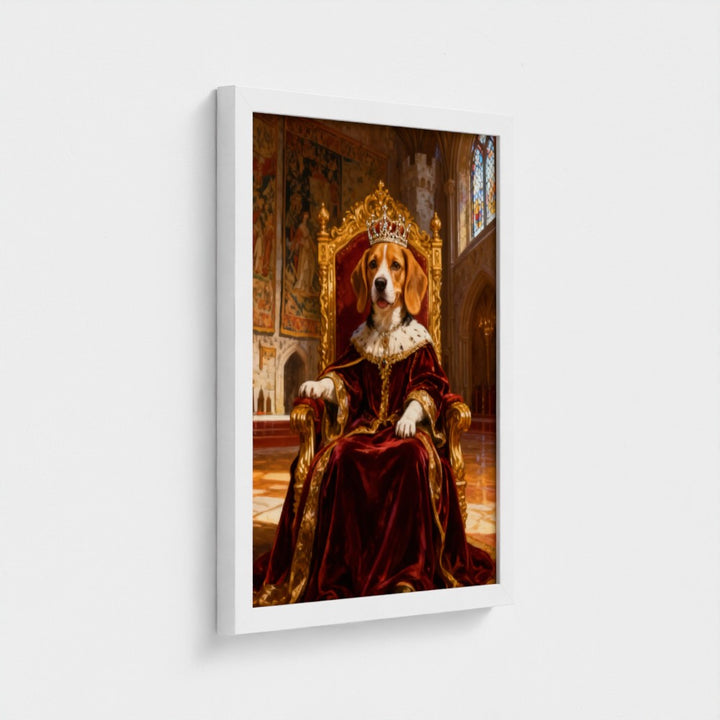 The Portrait Gallery - Royal Beagle Wall Art Print