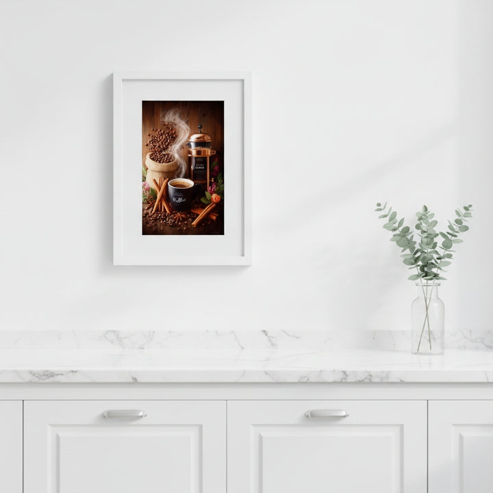 The Dark Roast - Coffee Art Print
