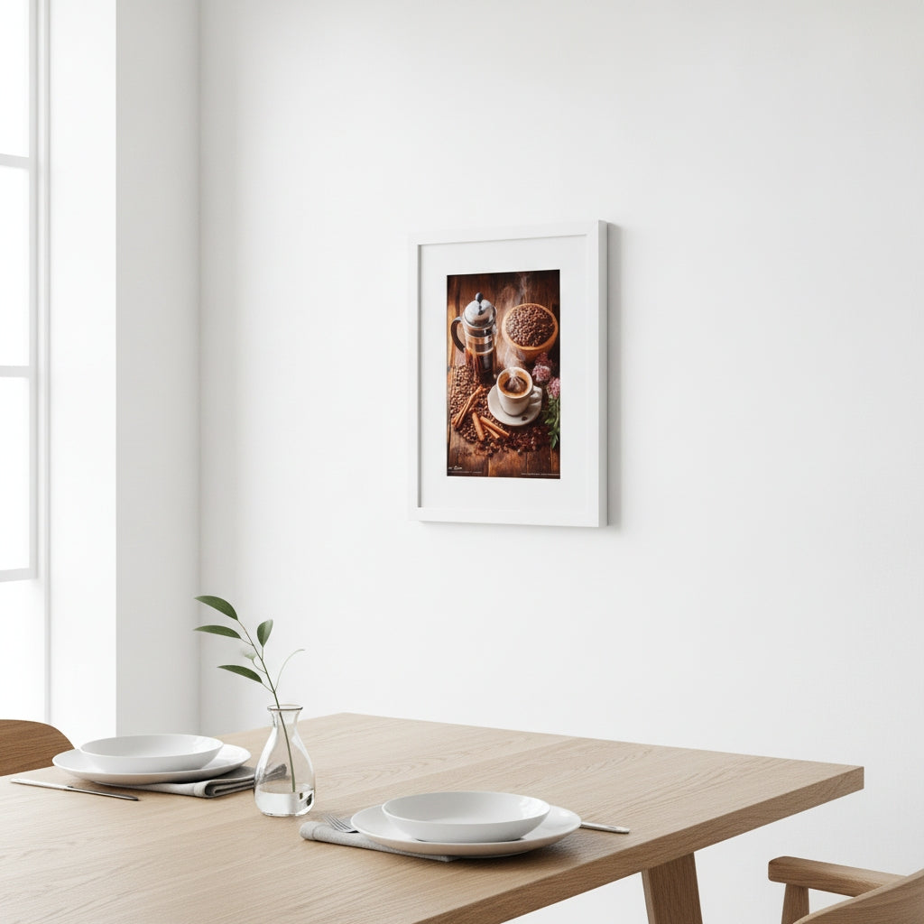 The French Press - Coffee Art Print