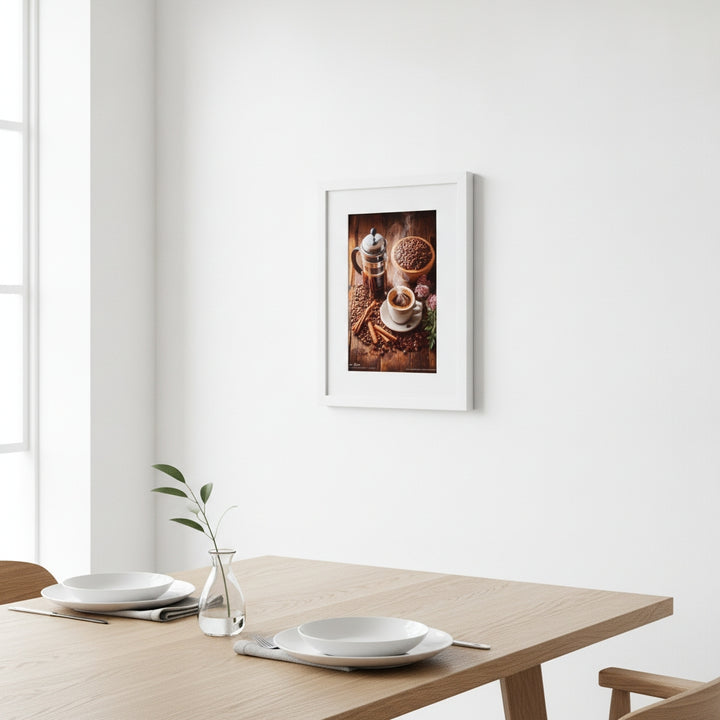 The French Press - Coffee Art Print
