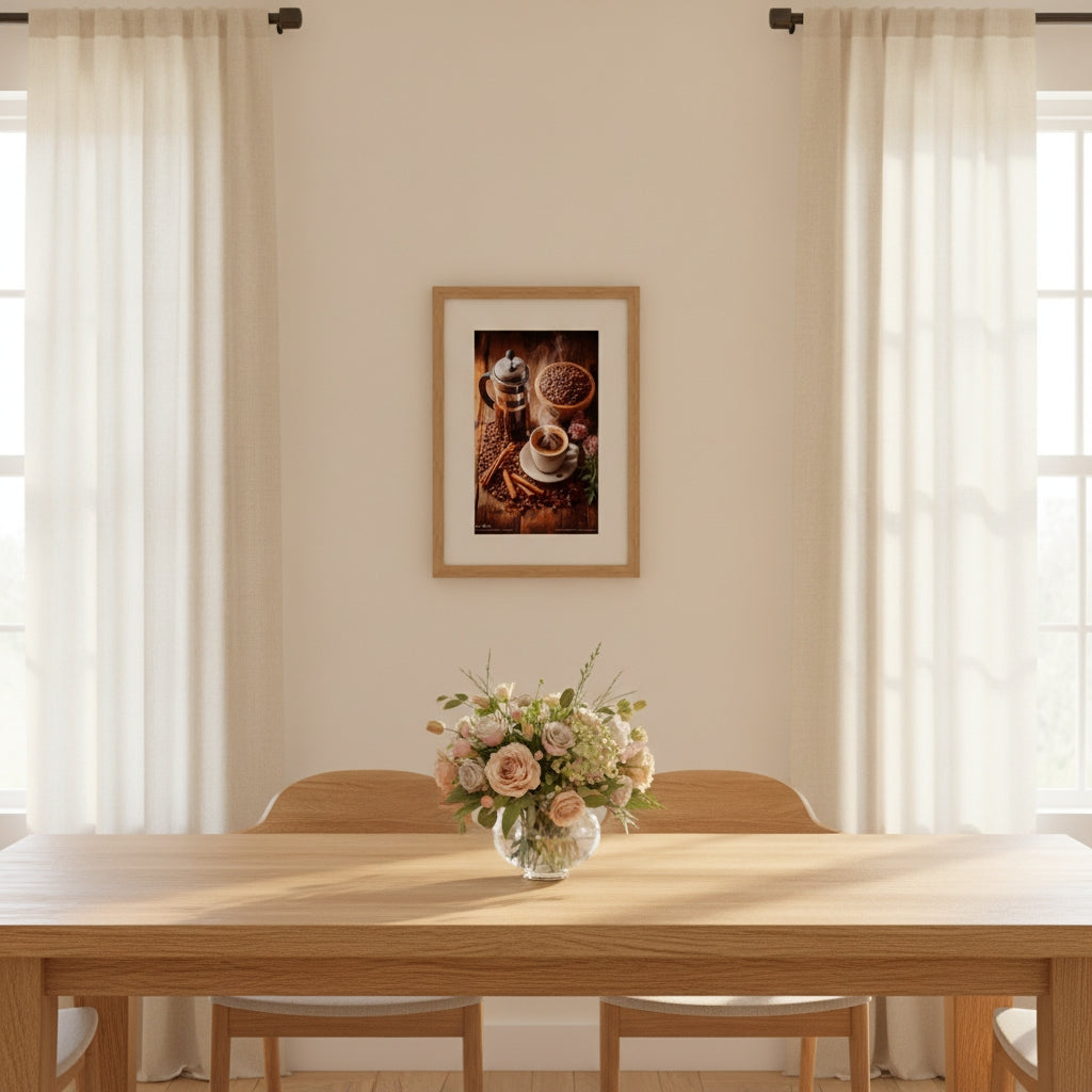 The French Press - Coffee Art Print