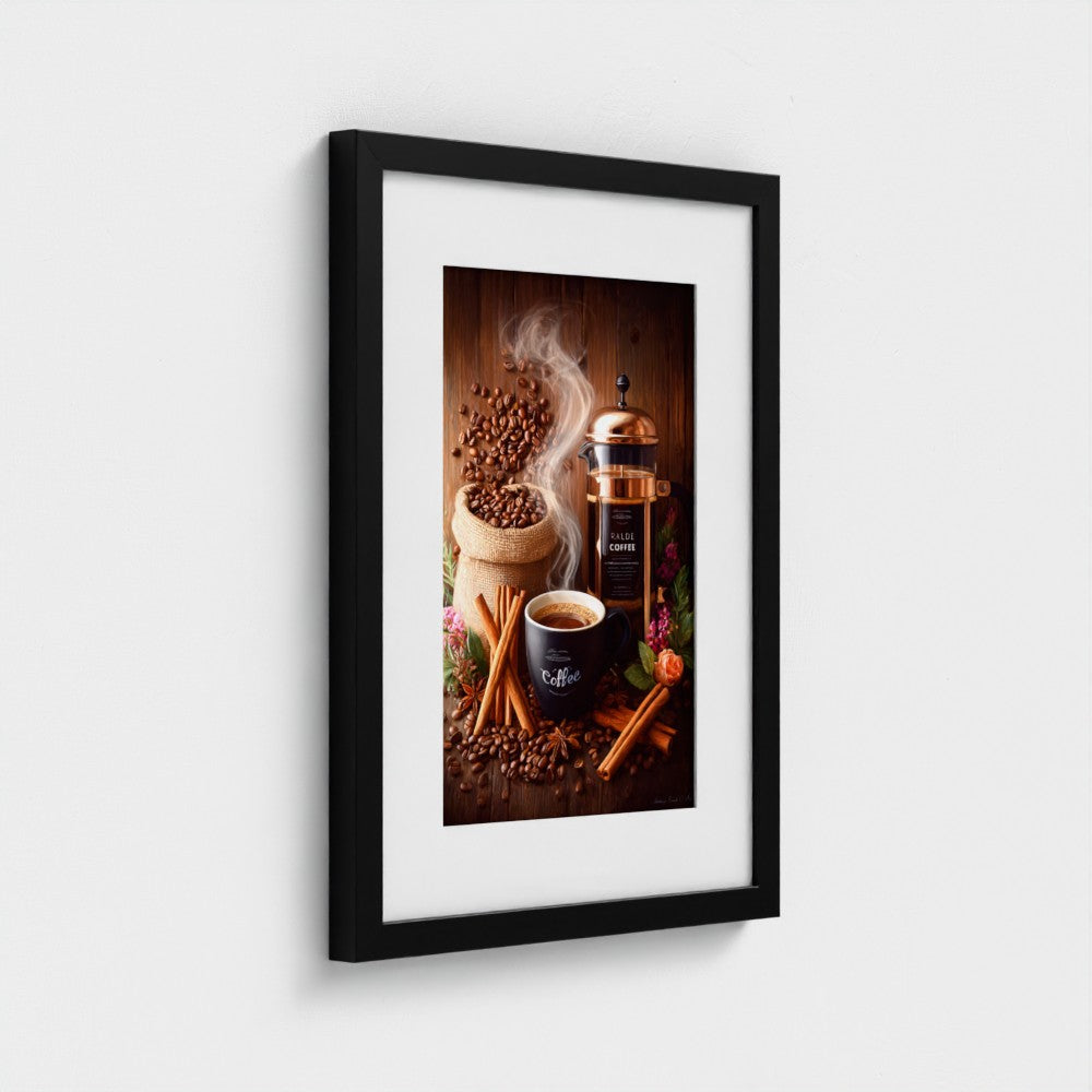 The Dark Roast - Coffee Art Print