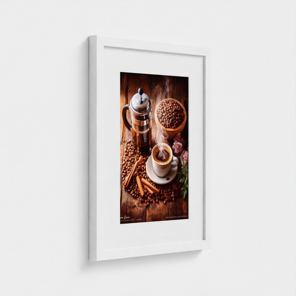 The French Press - Coffee Art Print